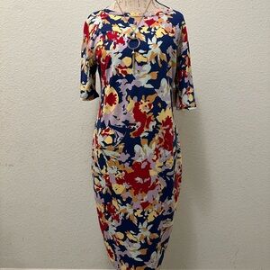 NWT LuLaRoe Floral Print Women's Dress